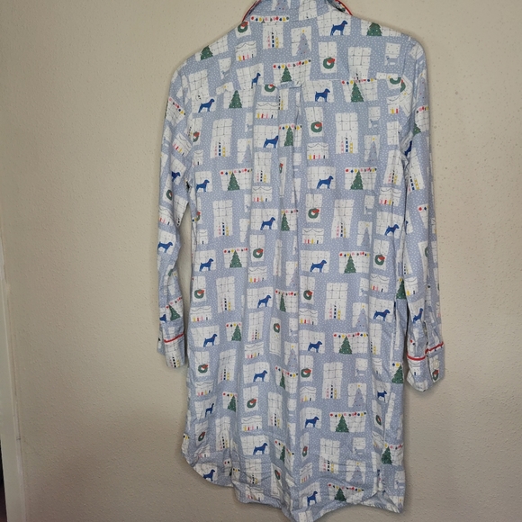 Boden Holiday Window Sleepwear Nightshirt - Picture 3 of 9